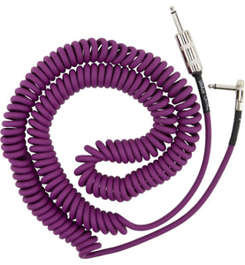 Fender Voodoo Child Coiled Cable Purple 30' 099-0823-001 | SportHiTech