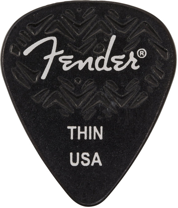 Fender Wavelength 351 Picks Thin 6 Pack Blk | SportHiTech