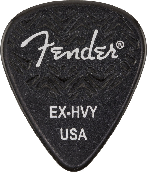 Fender Wavelength 351 Picks X Heavy 6 Pack Blk | SportHiTech