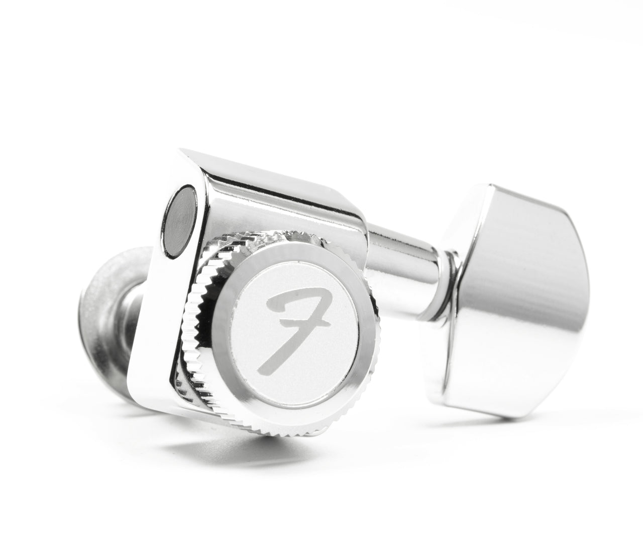 Fender 099-0818-100 6 inline chrome locking tuners with 2-pin mount |  SportHiTech