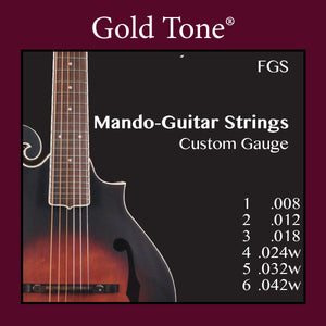 Gold Tone FGS Mando-Guitar Custom Gauge Strings
