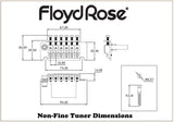 The original, Floyd Rose Non-Fine Tuner tremolo for electric guitar | SportHiTech