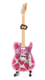 Axe Heaven Fender Licensed Pink Paisley Tele 1/4 scale Collectible FT-005