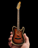 Axe Heaven Fender Acoustasonic Tele Sunburst 1/4 scale Miniature Collectible FT-014