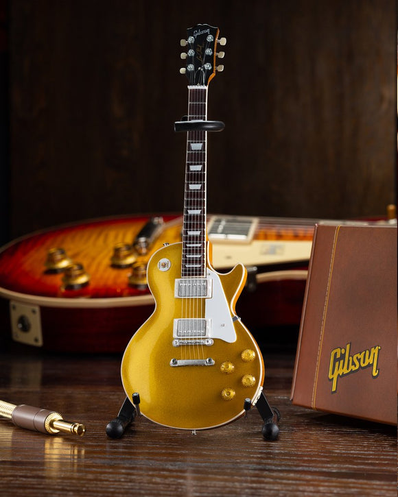 Axe Heaven Licensed Gibson 1957 Gold Top 1/4 scale Miniature Collectible Guitar GG-121