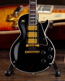 Axe Heaven Gibson Les Paul Custom Ebony 1/4 scale Miniature Collectible Guitar GG-123