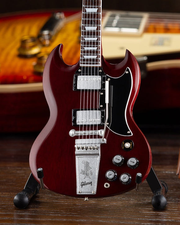 Axe Heaven Gibson 1964 SG Standard Cherry 1/4 scale Miniature Collectible Guitar GG-220