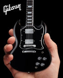 Axe Heaven Gibson SG Standard Ebony 1/4 scale Miniature Collectible Guitar GG-221