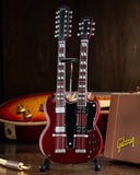Axe Heaven Gibson SG EDS-1275 Doubleneck Cherry 1/4 scale Miniature Collectible Guitar GG-223