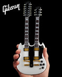 Axe Heaven Gibson SG EDS-1275 Doubleneck White 1/4 scale Miniature Collectible Guitar GG-224
