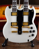 Axe Heaven Gibson SG EDS-1275 Doubleneck White 1/4 scale Miniature Collectible Guitar GG-224