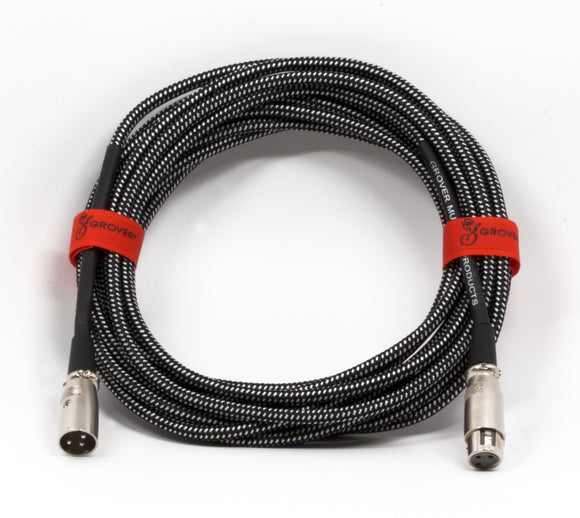 Genuine Grover GP525 XLR-XLR Mic Cable 25ft - Lifetime Warranty