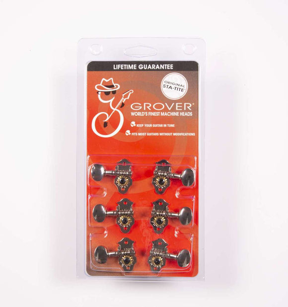 Genuine Grover Sta-Tite 3x3 Nickel, Horizontal, round button