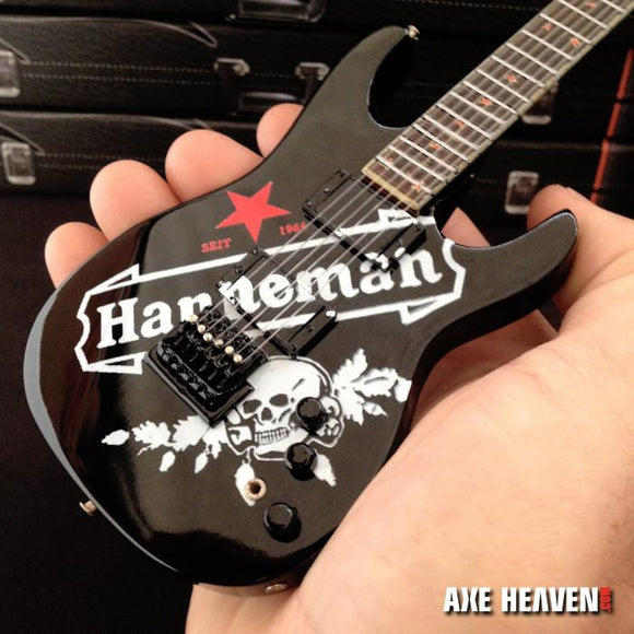 Axe Heaven Jeff Hanneman Red Star SEIT Tribute Mini Guitar Replica Collectible