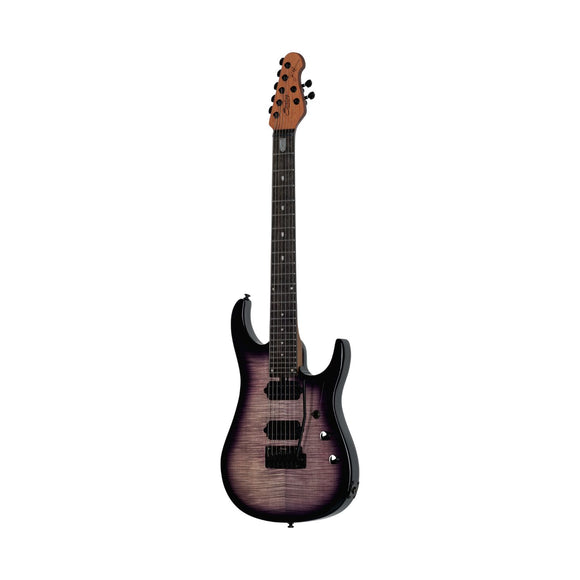 Sterling by Music Man John Petrucci JP157D 7 String Eminence Purple, DiMarzio pickups
