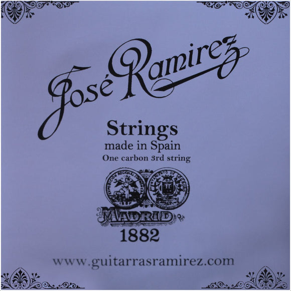 Genuine Jose Ramirez Carbon Hybrid Medium Tension Classical Guitar Strings JRCM