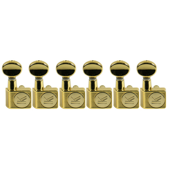 Kluson 6 In Line Contemporary Diecast Series 2 Pin Tuning Machines For Fender Guitars Gold | SportHiTech