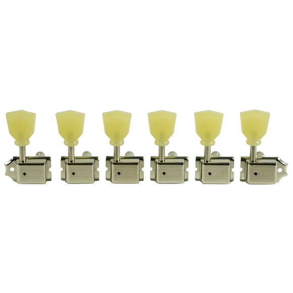 Kluson 6 In Line Deluxe Series Tuning Machines For Gibson Explorer Nickel | SportHiTech