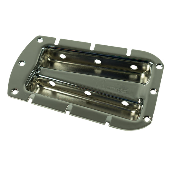 Kluson 3 On A Plate Deluxe Series Tuning Machine Tray For Fender Champion Chrome | SportHiTech