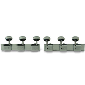 Kluson 3 On A Plate Deluxe Series Tuning Machines For Lap Steel Guitar Chrome | SportHiTech