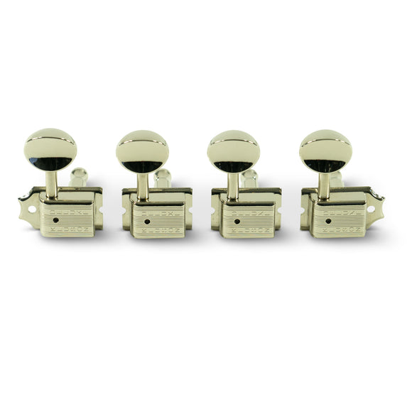 Kluson 4 In Line Deluxe Series Tuning Machines For Ukulele With Metal Button | SportHiTech