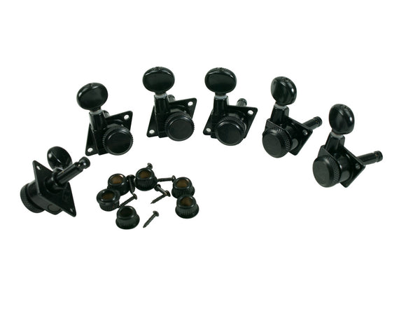 Kluson Revolution Locking Tuners F Style Black KFTL-3805BL