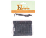 Kluson HiMass Fender Drop in P/J-Bass Upgrade Bridge - Black KHMBBS4 B | SportHiTech