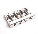 Kluson HiMass Fender Drop in P/J-Bass Upgrade Bridge - Chrome KHMBBS4 C | SportHiTech