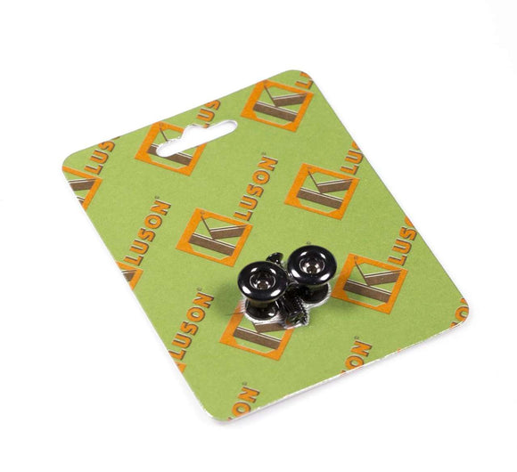 Kluson California Custom strap button set (set of 2), Black