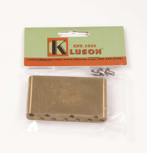 Kluson Milled Brass Vintage Strat Sustain Tremolo Block - KVSBB