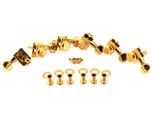 Kluson Revolution H Style Locking Tuners Gold KTL-3805GL