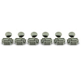 Kluson 3 Per Side Vintage Diecast Series Tuning Machines Chrome With Metal Oval Button | SportHiTech