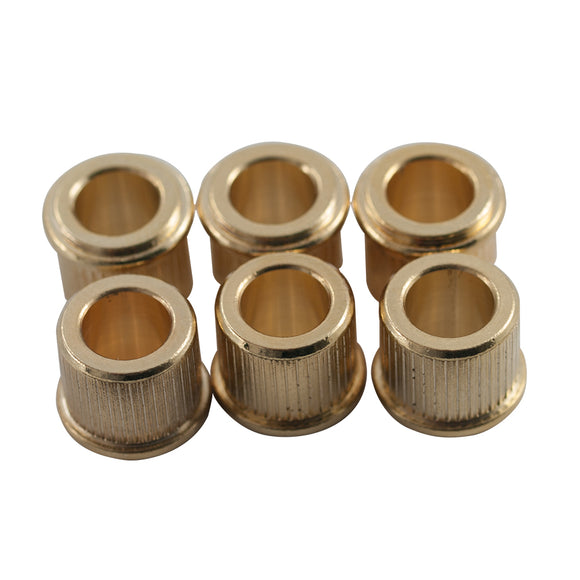 Kluson Adapter Bushing Set For Deluxe Or Supreme Series Tuning Machines 6 mm Gold | SportHiTech