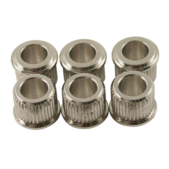 Kluson Adapter Bushing Set For Deluxe Or Supreme Series Tuning Machines 6 mm Nickel | SportHiTech