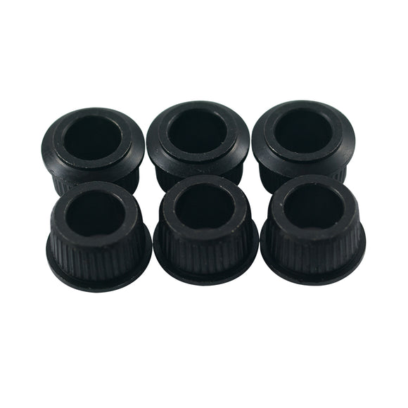 Kluson Adapter Bushing Set For Deluxe Or Supreme Series Tuning Machines & Contemporary Fender Guitars Black | SportHiTech