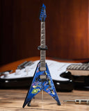 Axe Heaven Licensed MEGADETH Dave Mustaine Signature V Rust In Peace Mini Guitar