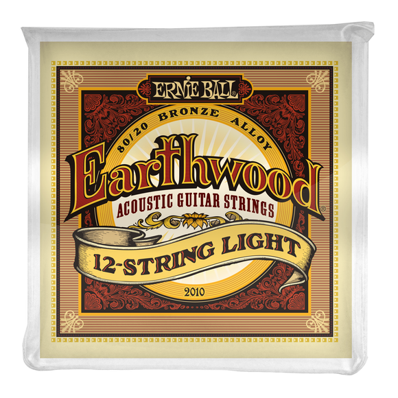 Ernie Ball Earthwood Light 12-String 80/20 Bronze Acoustic Guitar Strings