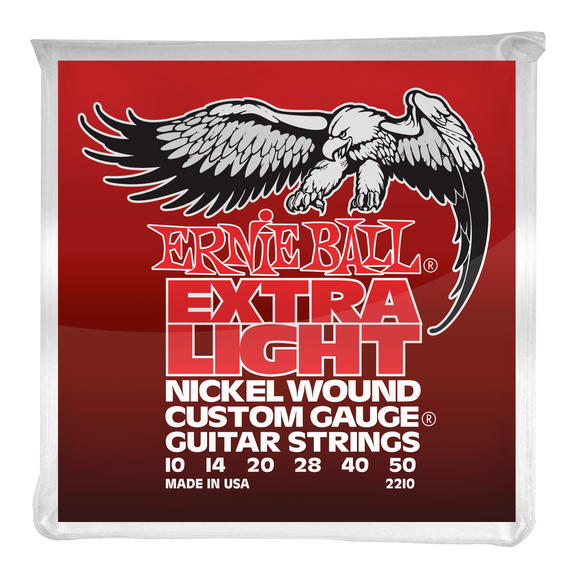 Ernie Ball Extra Light Nickel Wound -Wound G Electric Guitar Strings P02210