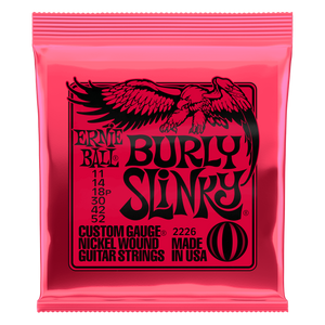 Ernie Ball Burly Slinky Nickel-wound Electric Guitar Strings 11-52 P02226