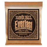 Ernie Ball Everlast Coated Phosphor Bronze Medium Light Acoustic Guitar Strings