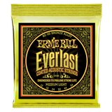 Ernie Ball Everlast Coated 80/20 Bronze Medium Light Acoustic Guitar Strings