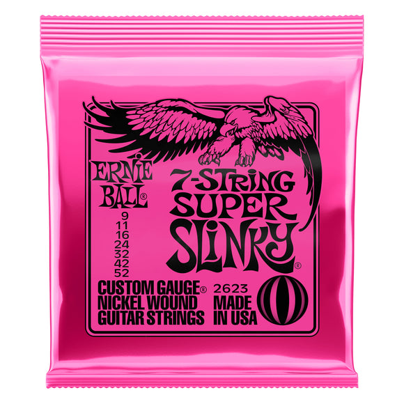 Ernie Ball 7 String Super Slinky Nickel Wound 9-52 P02623