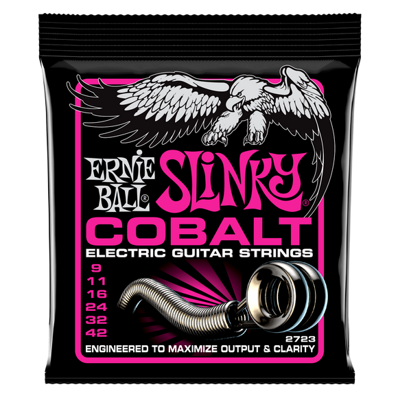 Ernie Ball Cobalt Super Slinky Electric Guitar Strings 9-42