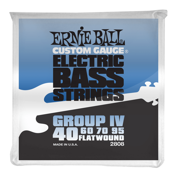 Ernie Ball Flatwound Group IV Electric Bass Strings 40-95