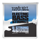 Ernie Ball Flatwound 5 String Electric Bass Strings 45-130