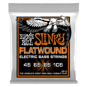 Ernie Ball Hybrid Slinky Flatwound Electric Bass Strings 45-105