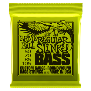 Ernie Ball Regular Slinky Nickel Wound Electric Bass Strings 50-105