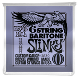Ernie Ball Slinky 29-5/8 Scale Nickel Wound 6 String Baritone Guitar Strings