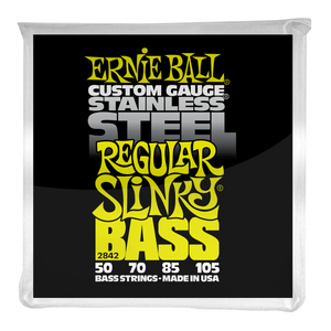 Ernie Ball Regular Slinky Stainless Steel Electric Bass Strings 50-105