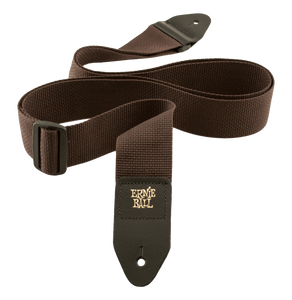 Ernie Ball Brown Polypro Guitar Strap